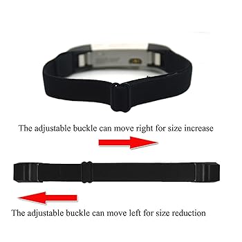 Amazon.co.jp: 調節可能な伸縮性リストバンド/足首バンド Fitbit